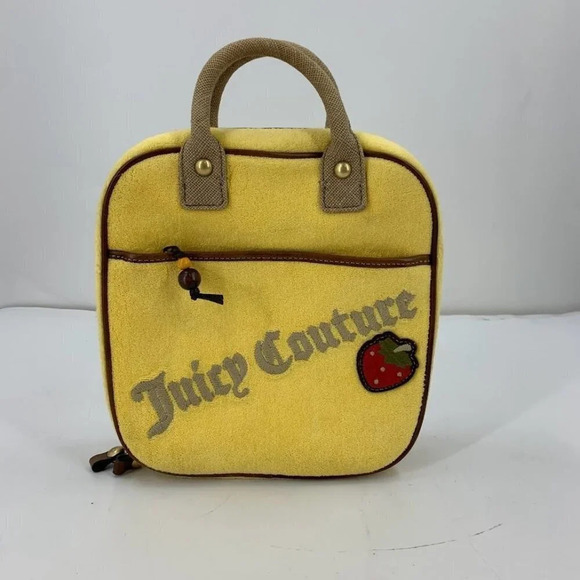 Juicy Couture Handbags - Juicy Couture Y2k 2000's Velour Square Multi Pocket Travel‎ Make-Up Case